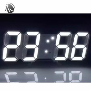 3D Wireless Remote Digital LED Alarm Clock